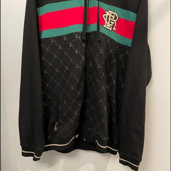 Great 👍 LRG w/Gucci Signature Colors - Lifted Research Group Golden Zippers - Picture 7 of 9